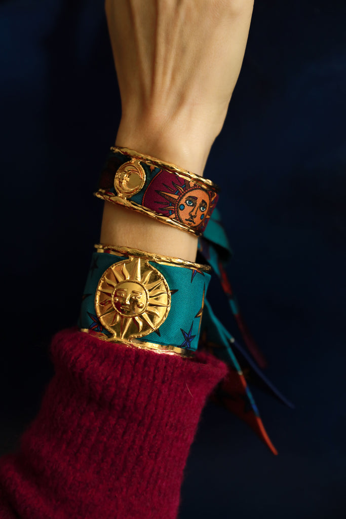 Astrology bracelet blue