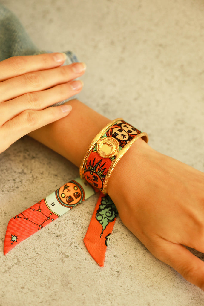 Silk Ribbon Gemini
