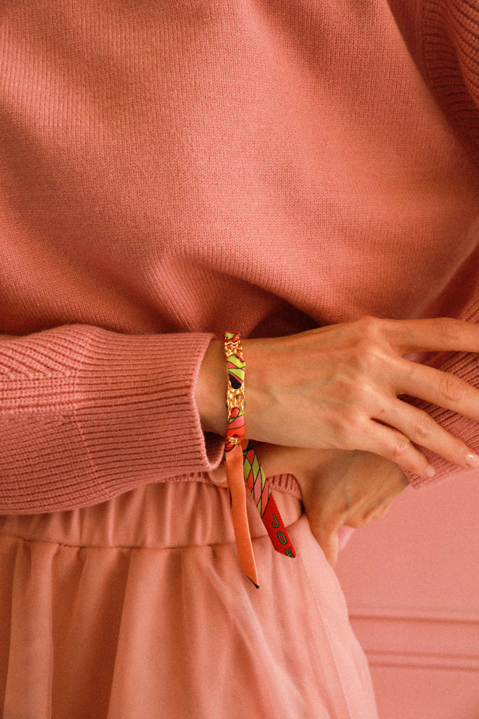 Bracelet with scarf