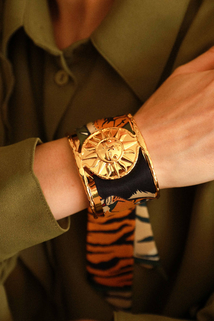 Silk Ribbon Tigres